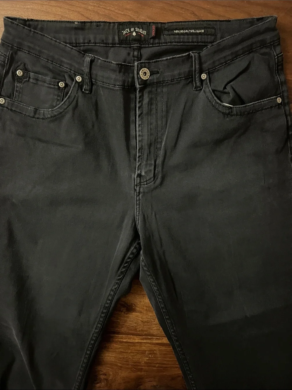 Jack of Spades Men's Black Jeans